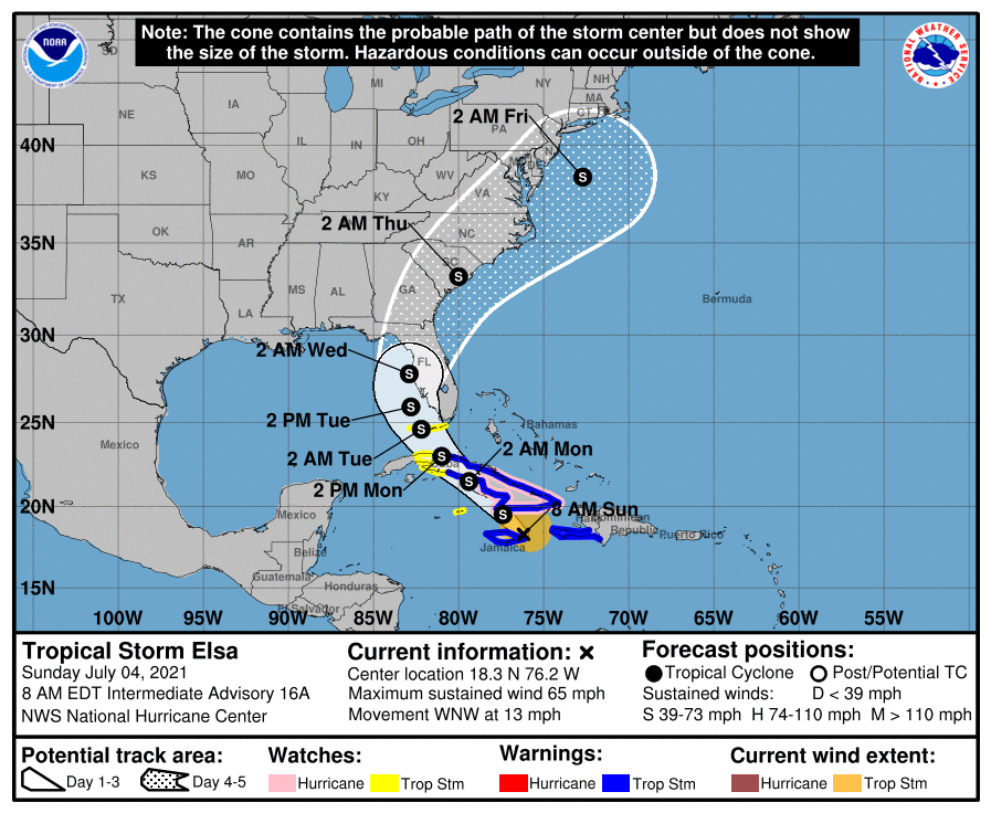 Hurricane Elsa - Event Update 2