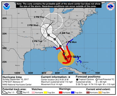 Hurricane Irma - Landfall